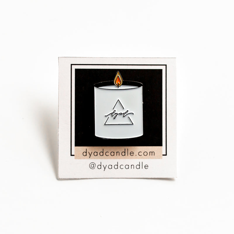 Dyad Candle Enamel Pin